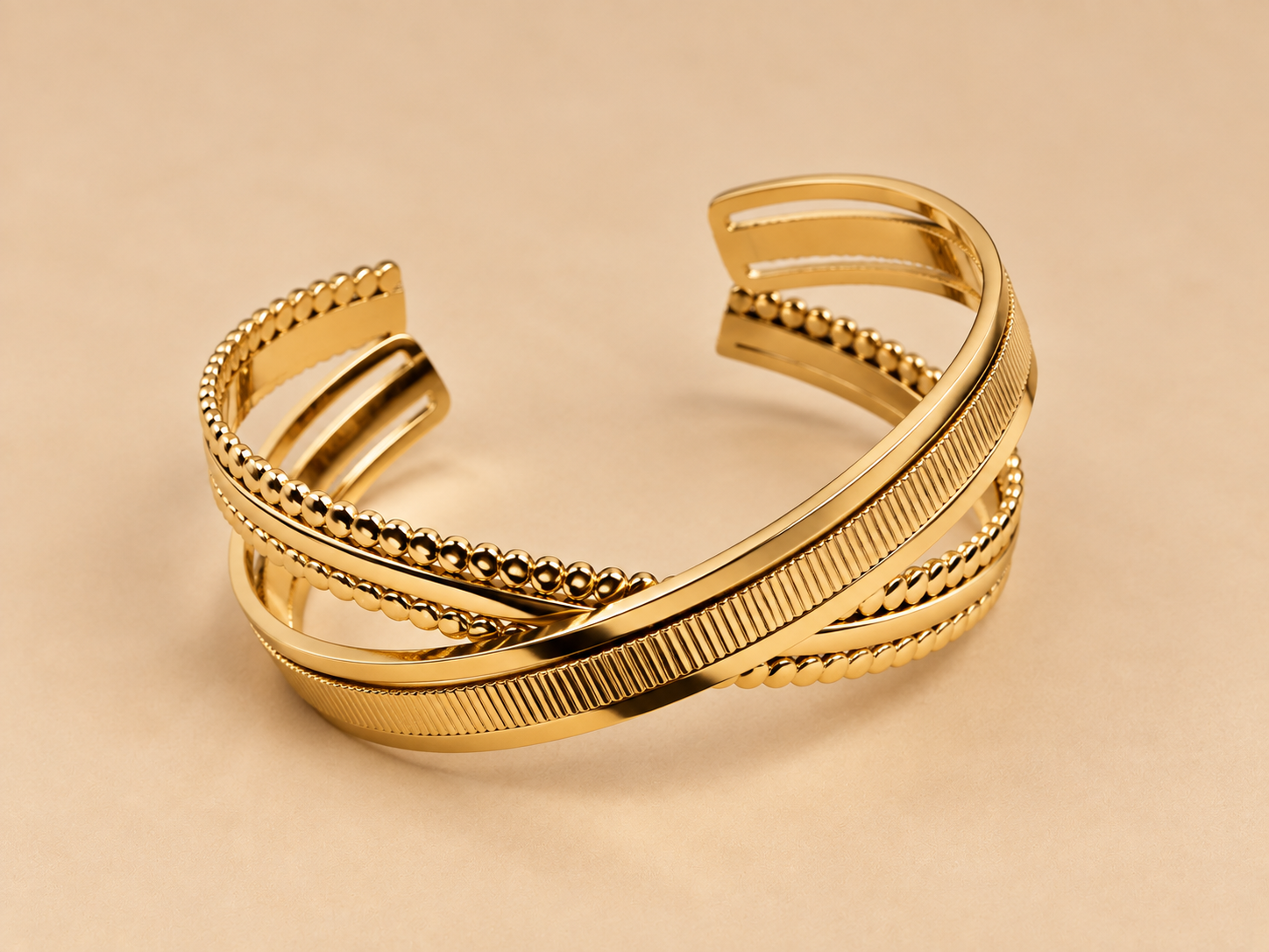 Gouden open Bracelet