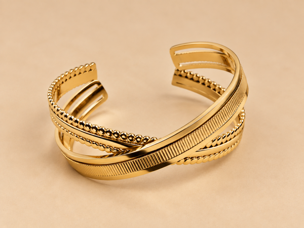 Gouden open Bracelet
