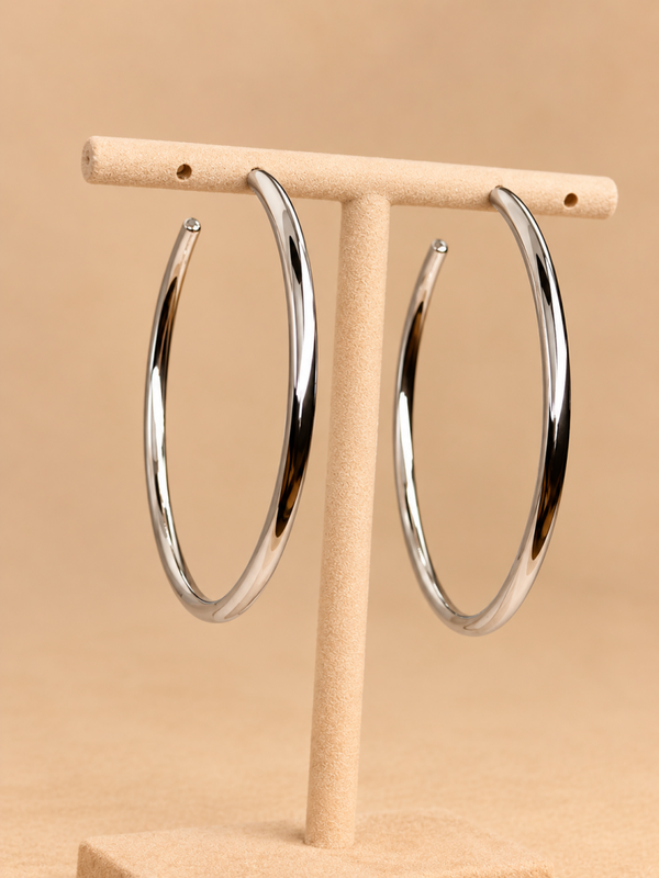Timeless Hoops zilver