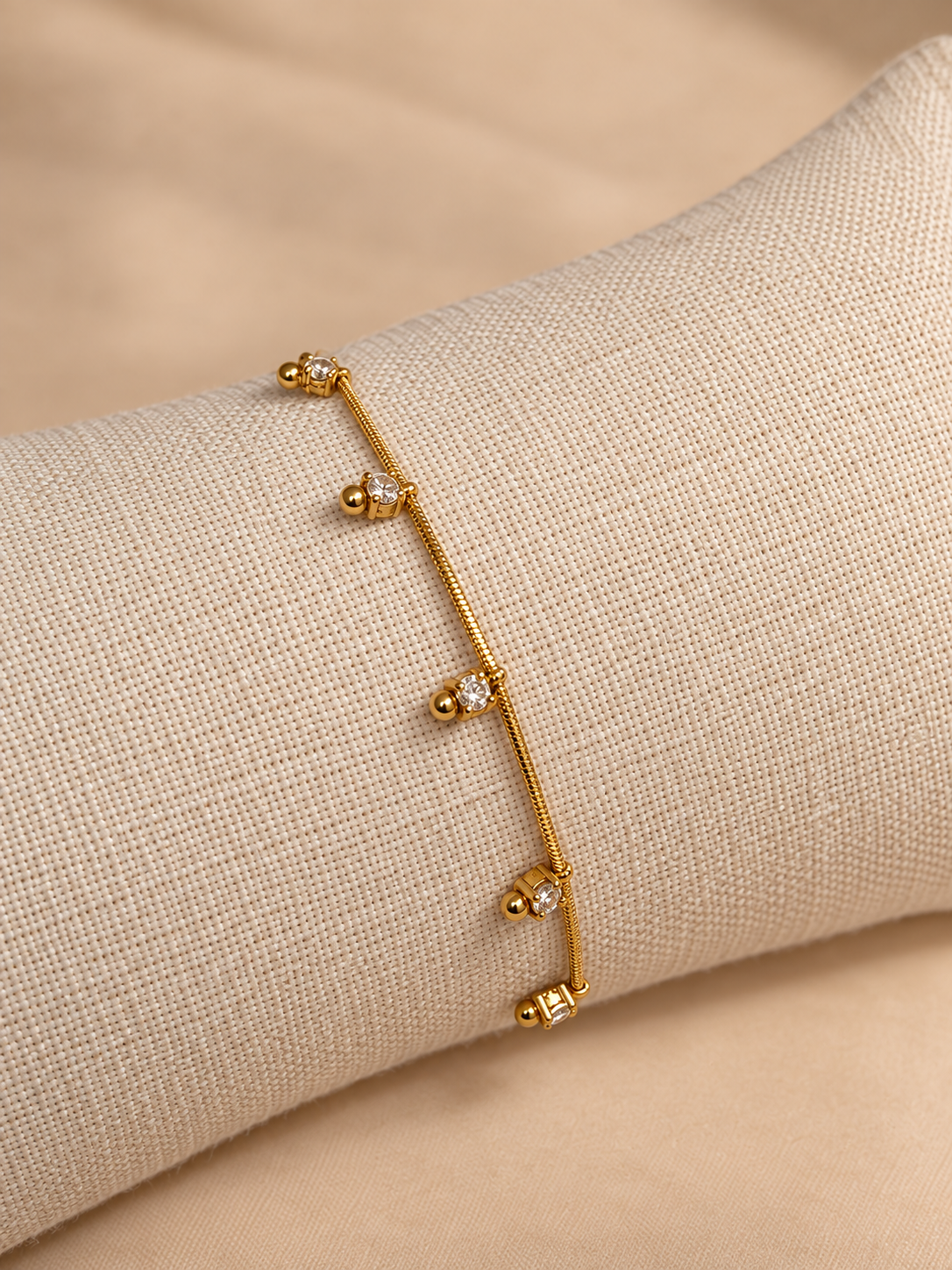 Gouden sparkle Armband