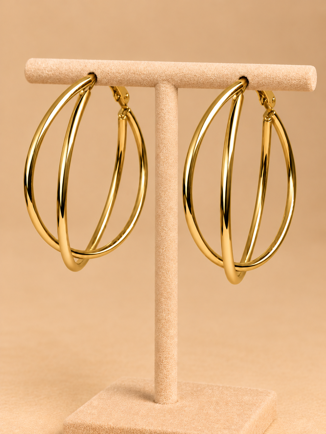 Double Trouble Hoops goud