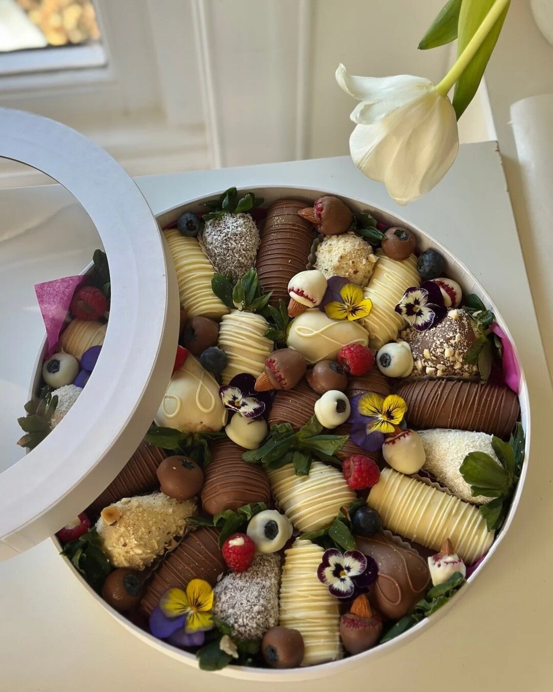 Premium fruitbox · rond