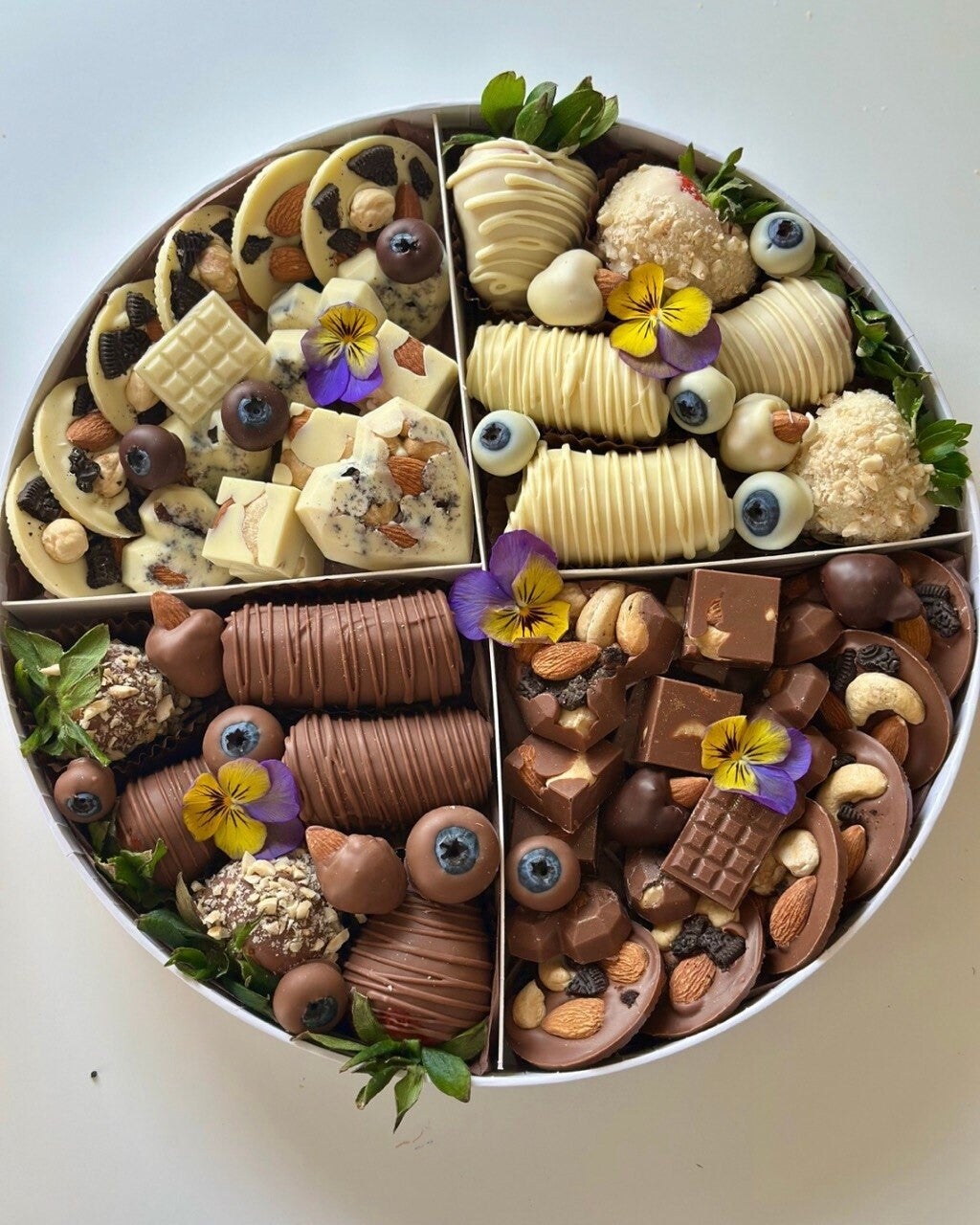 Fruit in chocolade Groot (op bestelling)