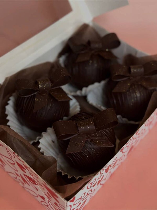 Chocoladebol voor warme chocolademelk · 1 stuk