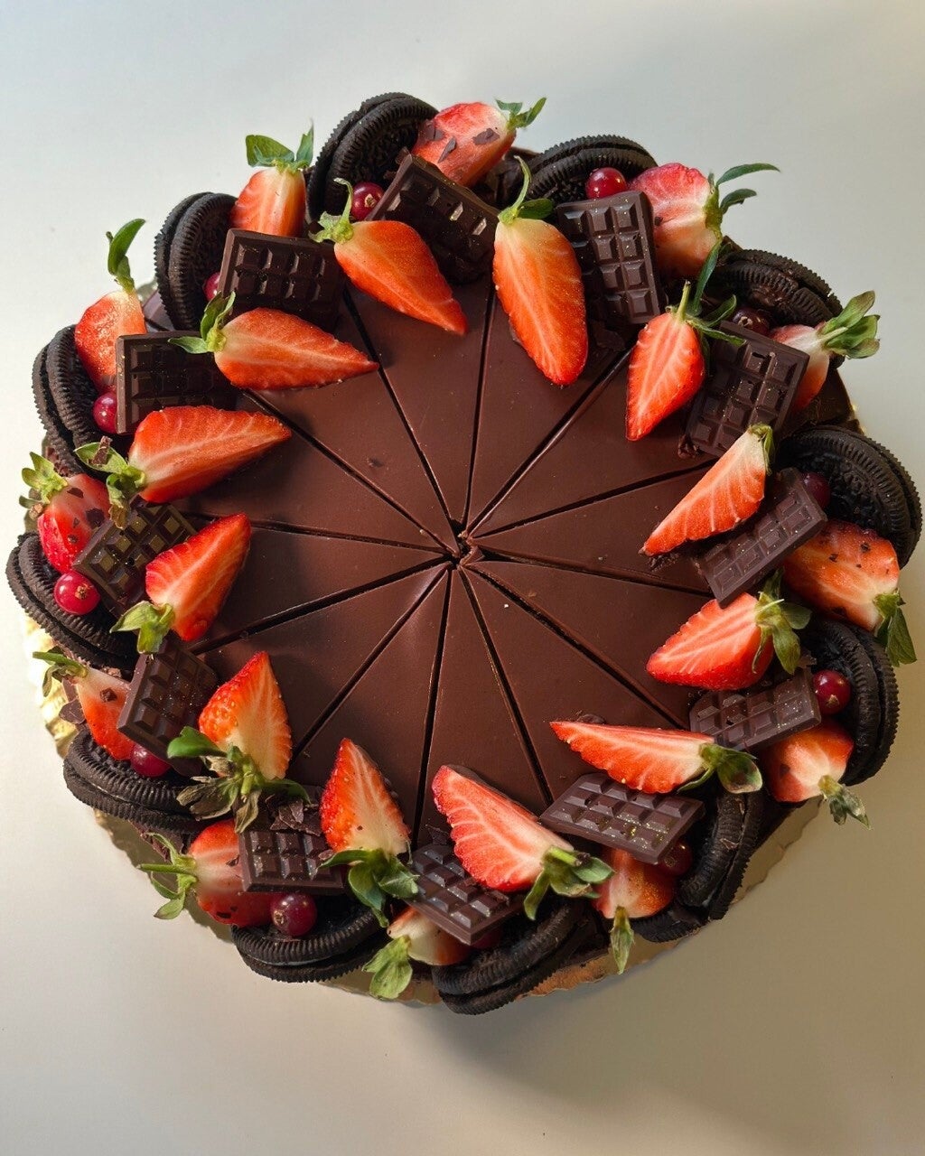 Romige chocolade cheesecake (op bestelling)