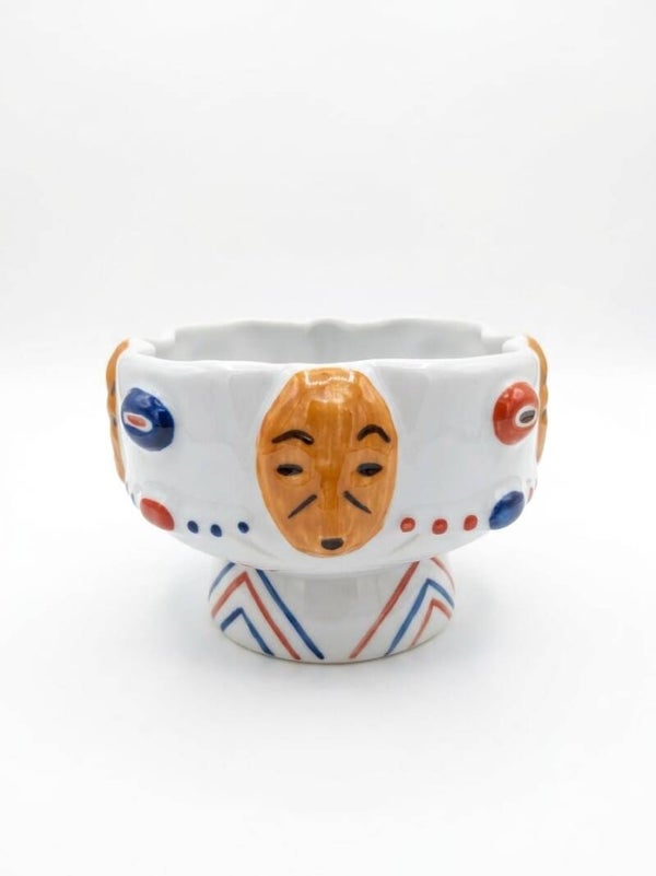 Copa 4 Caretas. Vaso tiki referencia Hw-59