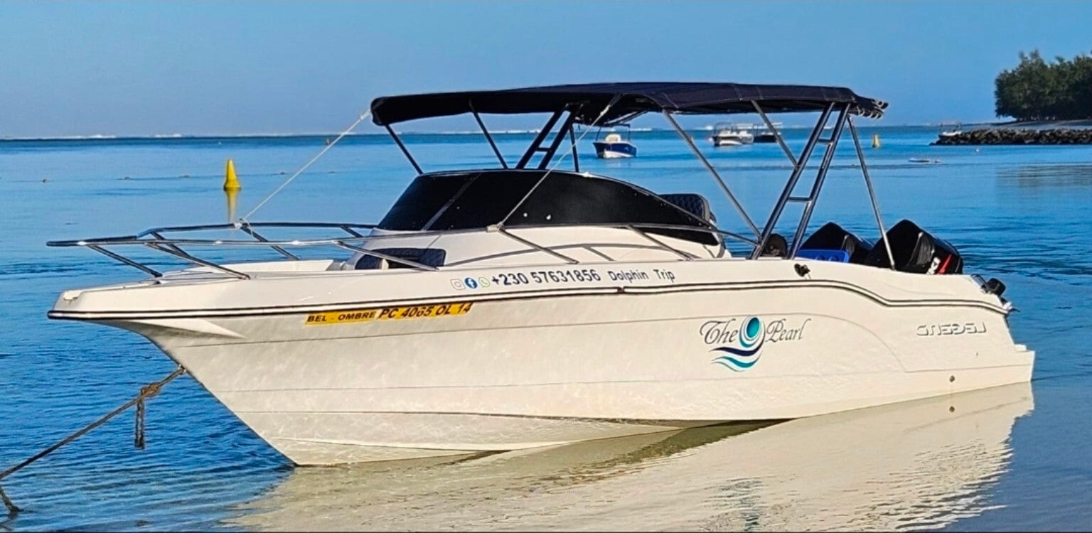 Privates Motorboot von The Pearl Cruise in Bel-Ombre, Mauritius