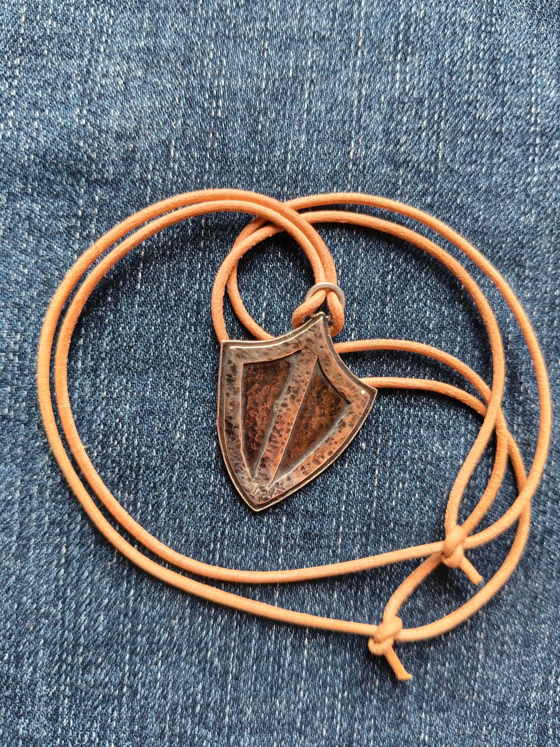 Shield necklace