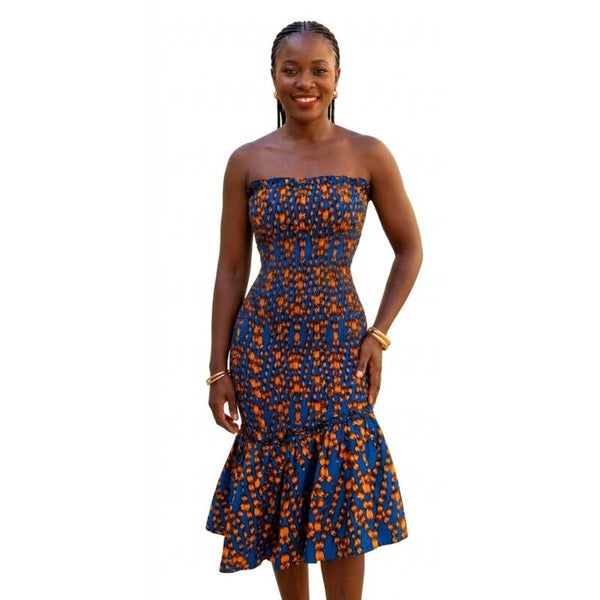 Ankara smocked Dresses