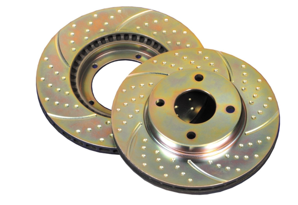 EBC Brakes VW Golf V 2.0 Turbo GTi 2004-2009 Remschijf grooved voor