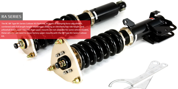 VW Golf 5 Strut 54.5 BC-Racing Coilover Kit BR-RA