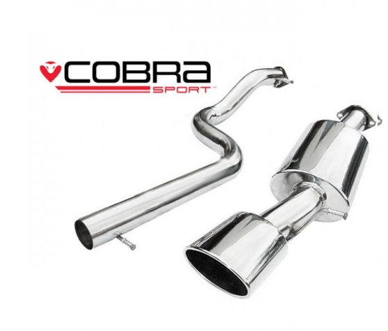 Cobra Sport VW Golf MK4 (1J) 1.8 Turbo GTI Cat Back Sports Exhaust System (NON- Resonated)