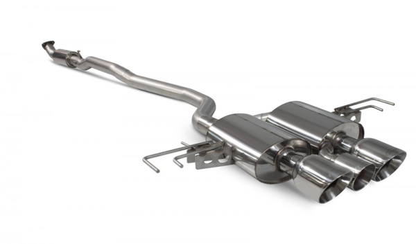 Scorpion Exhausts Resonated flex-back system for Honda Civic Type R FK8 L/H Drive