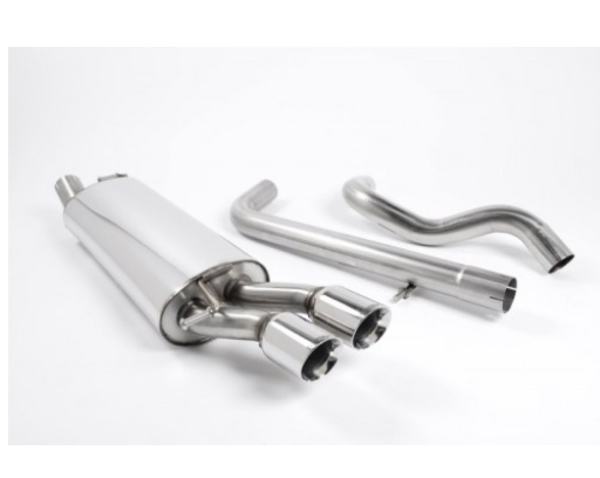 Milltek Sport Cat-back Exhaust Non-resonated 1.8T