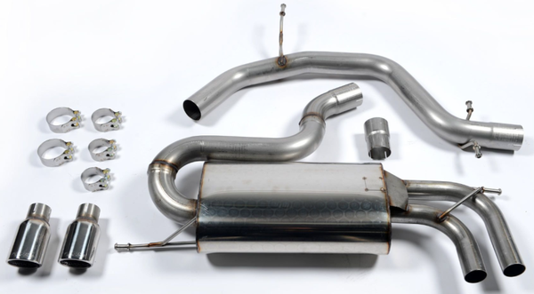 Milltek Sport Cat-back Exhaust Non-resonated (louder)  8P 2.0 TFSI