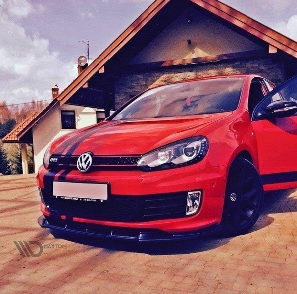 Maxton Design - Front Splitter VW Golf VI GTI 35TH