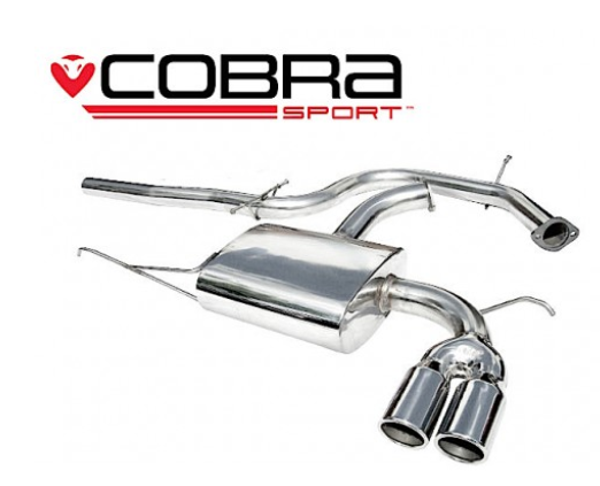 Cobra Sport VW Sirrocco 2.0 TSFI Cat Back Sports Exhaust System NON-RESONATED