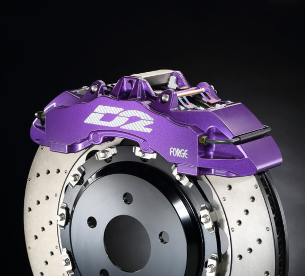 D2 Front Big Brake Kit 380x32mm, Street Caliper, Floating discs  Volkswagen GOLF 4 4WD (Only for models with TWO-piece OE caliper)