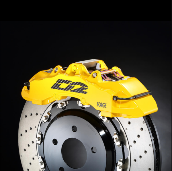 D2 Front Big Brake Kit 400x36mm, Street Caliper, Floating discs Volkswagen GOLF 5 4WD φ55 (Only for models with TWO-piece OE caliper)