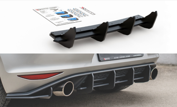 Maxton Design - Racing Durability Rear Diffuser V.1 VW Golf 7 GTI