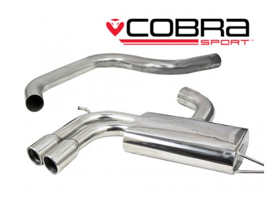 Cobra Sport VW Golf GTI MK5 (1K) Cat Back Sports Exhaust System NON-RESONATED