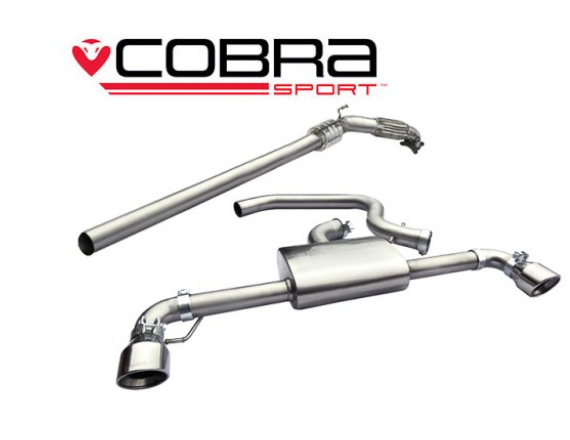 Cobra Sport VW Golf GTI MK6 (5K) Turbo Back Sports Exhaust System Sport Cat NON-RESONATED