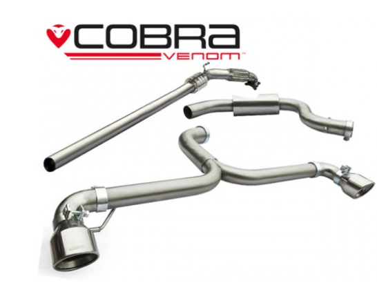 Cobra Sport VW Golf GTI MK6 (5K) Turbo Back Venom Sports Exhaust SPORT CAT