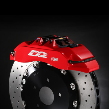 D2 Front Big Brake Kit 356x32mm, Sport Caliper, Floating discs Audi A3 QUATTRO (4WD) φ55 (Only for models with TWO-piece OE caliper)