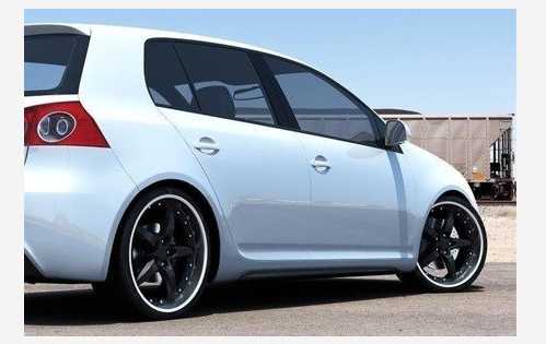 Maxton Design - Side Skirts VW GOLF V mk6 GTI look ABS plastic