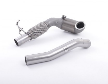 Milltek Sport Large Bore Downpipe and Hi-Flow Sports Cat GTI