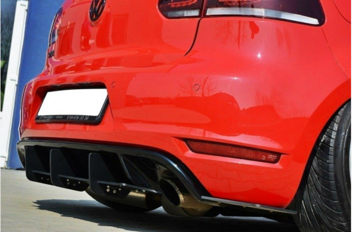 Maxton Design - VW Golf VI GTI / 35TH rear valance & rear side splitters