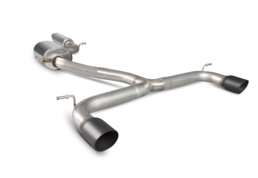Scorpion Exhausts Non-res cat-back system with electronic valves for Volkswagen Golf MK7 R