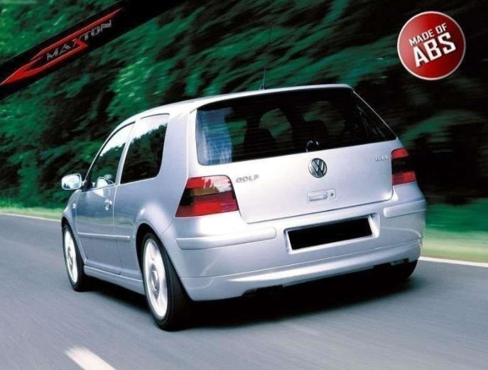 Maxton Design - Rear bumper extension VW Golf 4 25th anniversary look (without exhaust hole)