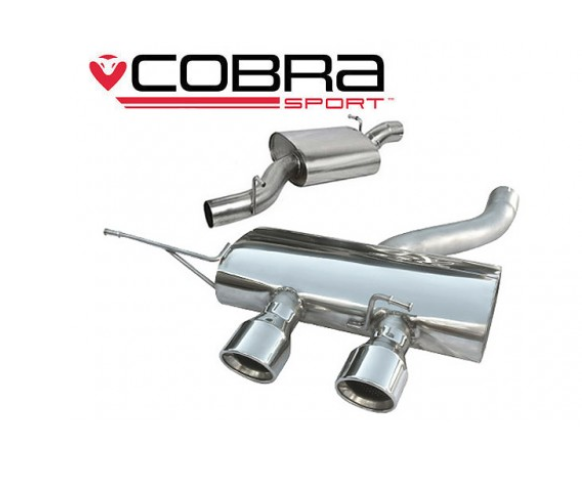 Cobra Sport VW Golf R MK6 Cat Back Sports Exhaust System RESONATED