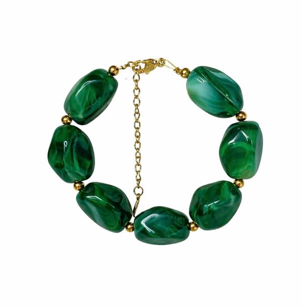 Kralen armband - Groen