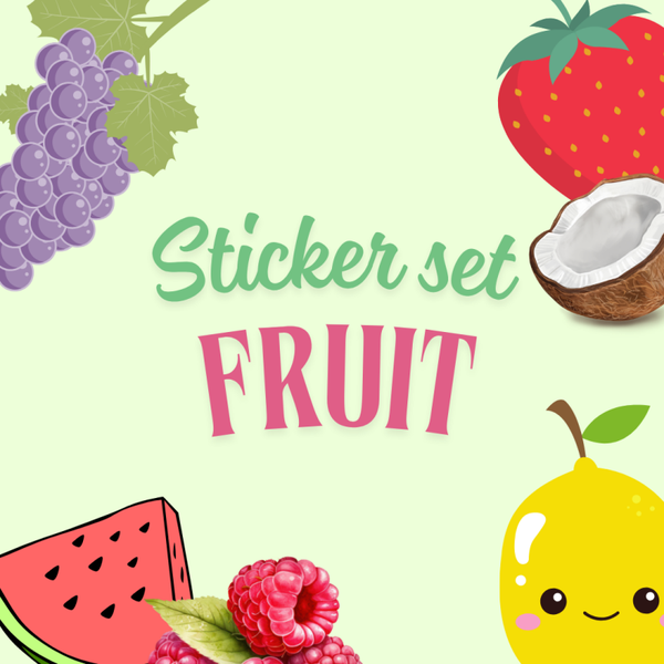 Sticker set - Fruit