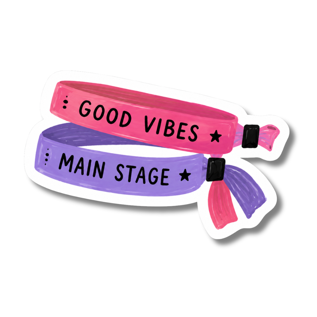 Losse sticker - Bandjes