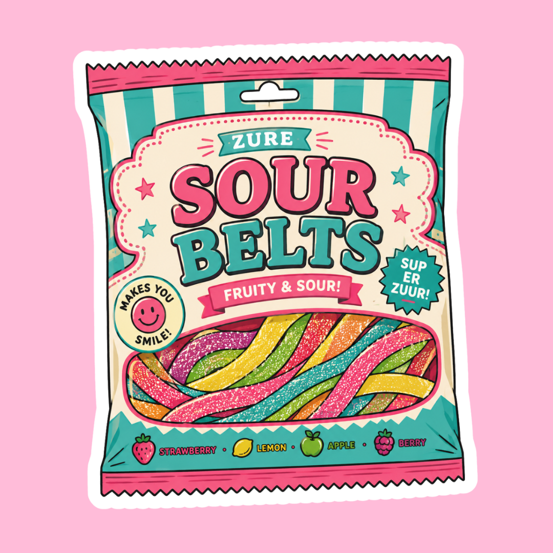 Losse sticker - Sour Belts