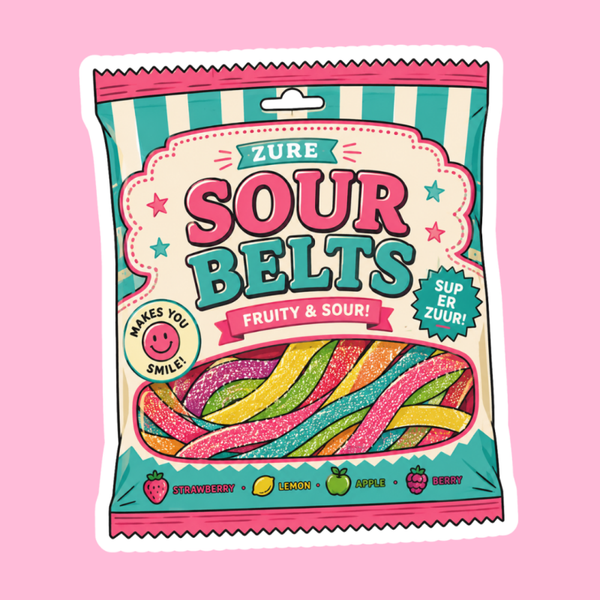 Losse sticker - Sour Belts