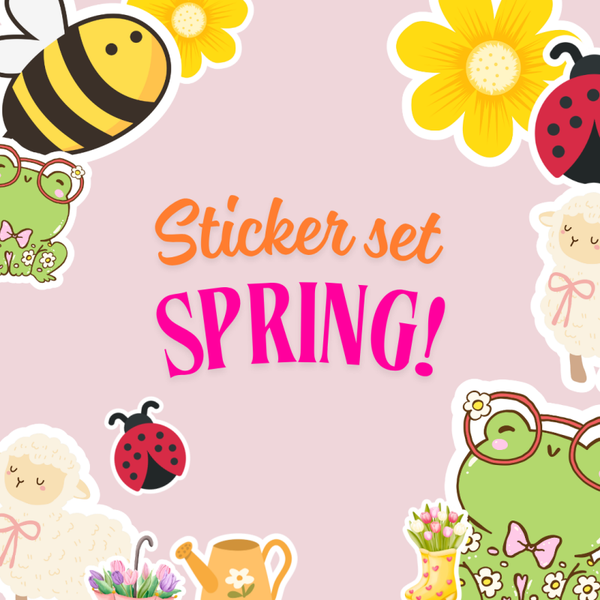 Sticker set - Spring