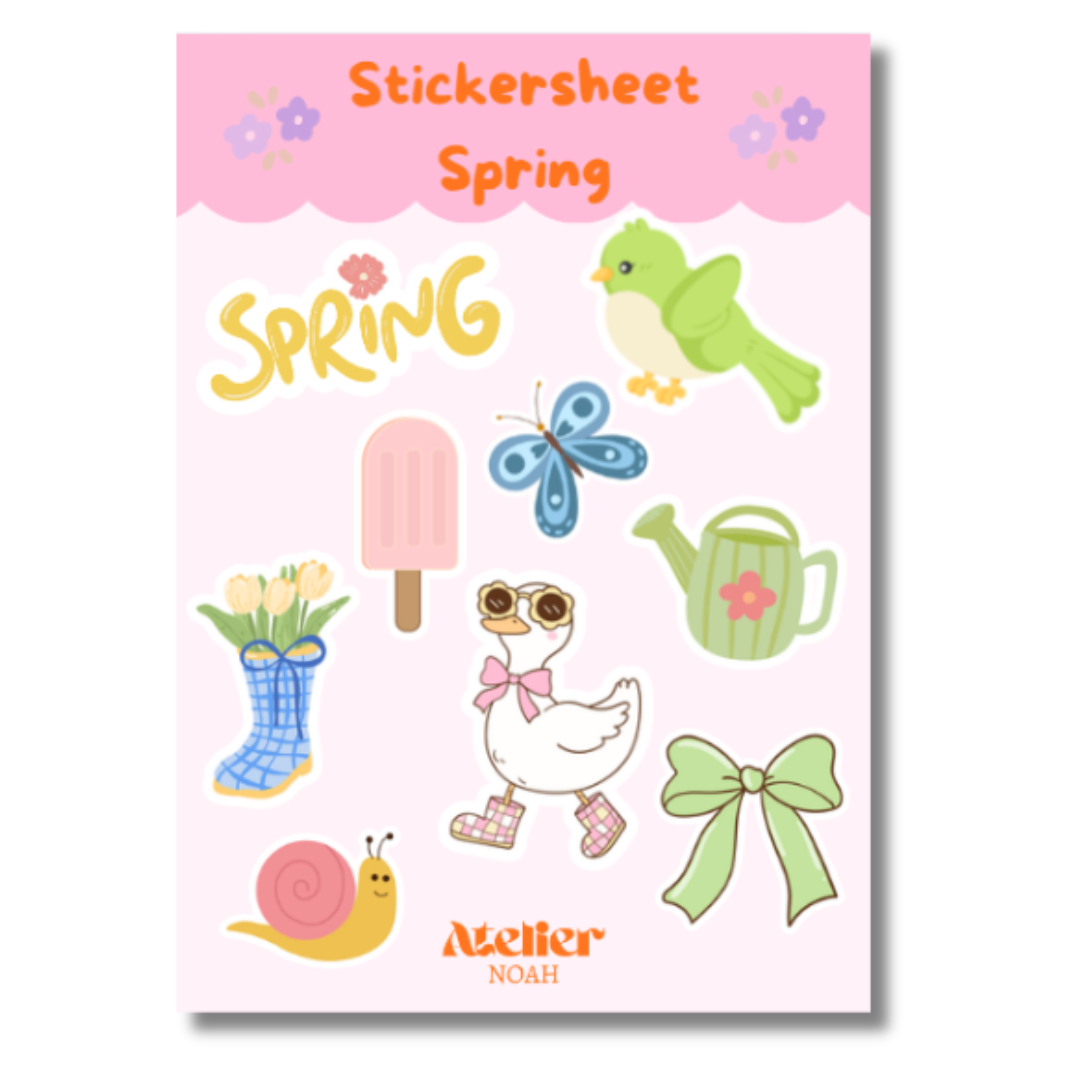 Sticker Sheet - Spring