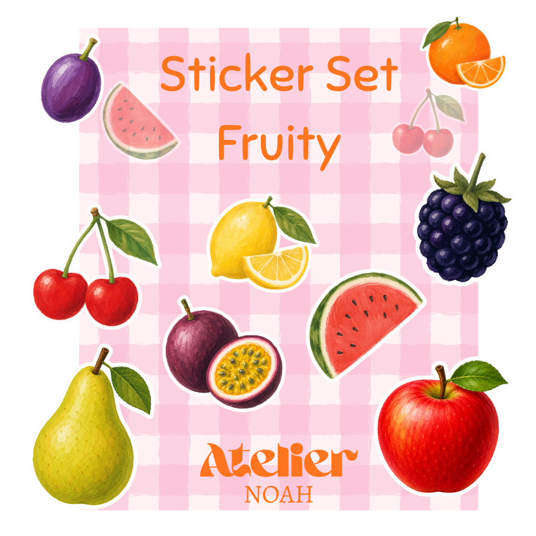 Sticker set - Fruity