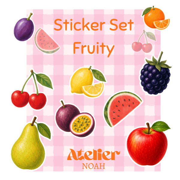 Sticker set - Fruity