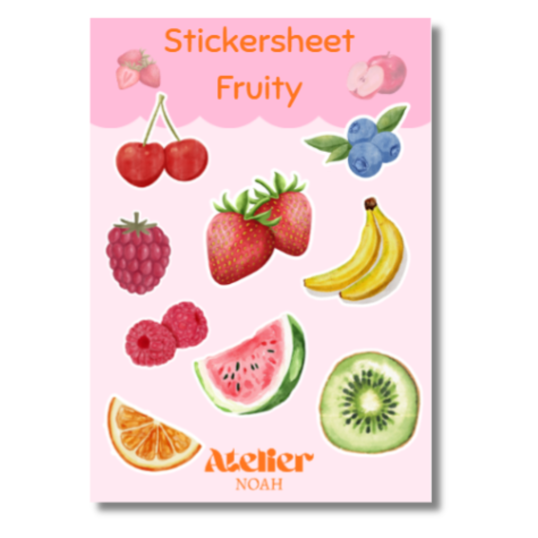 Sticker Sheet - Fruity