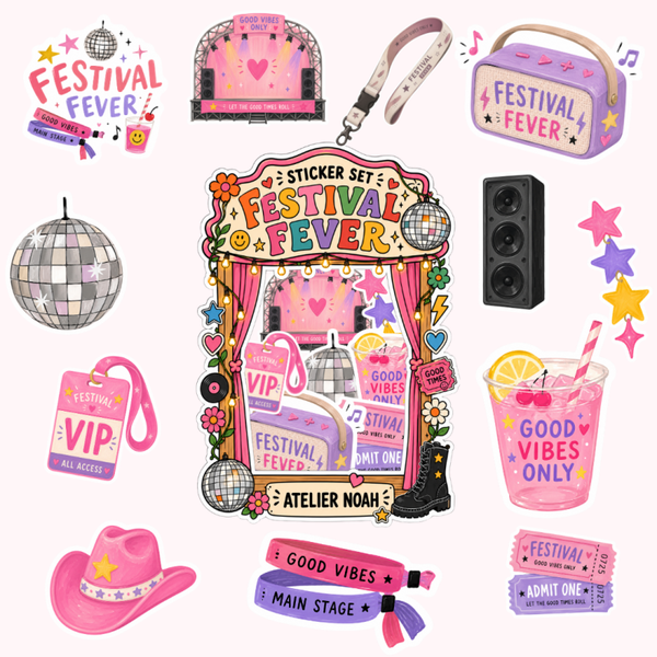 Sticker set - Festival Fever