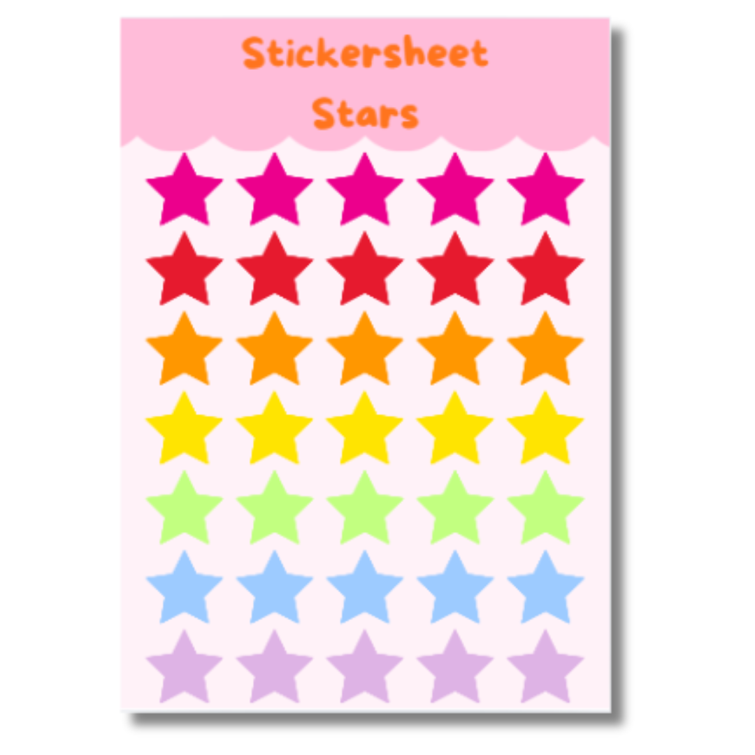 Sticker Sheet - Stars