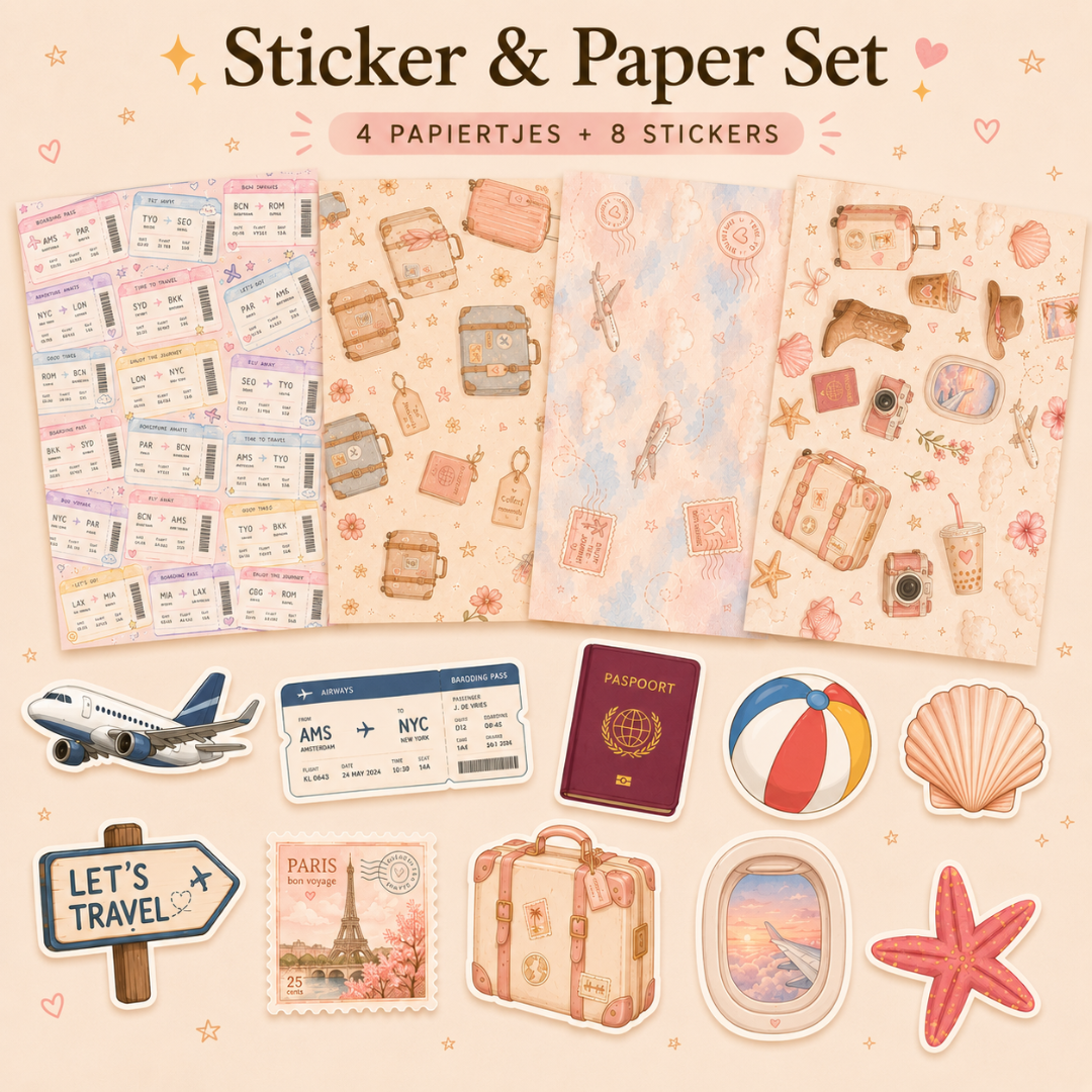 Journal pakket - Travel