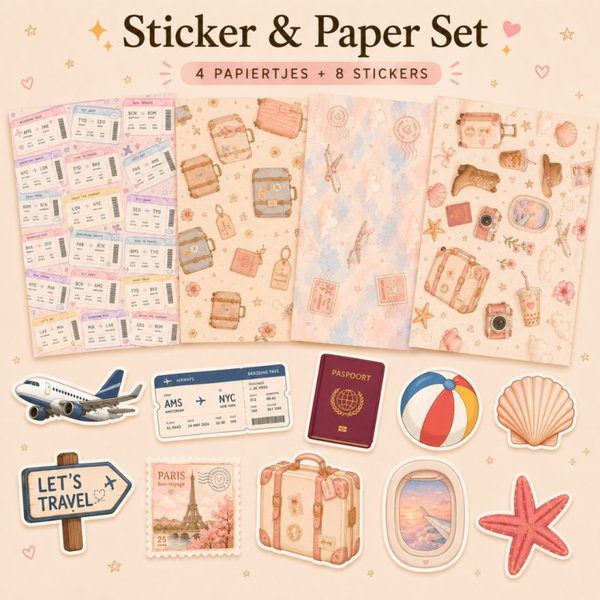 Journal pakket - Travel
