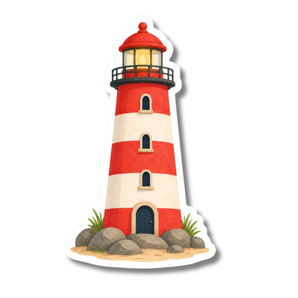 Losse sticker - Vuurtoren