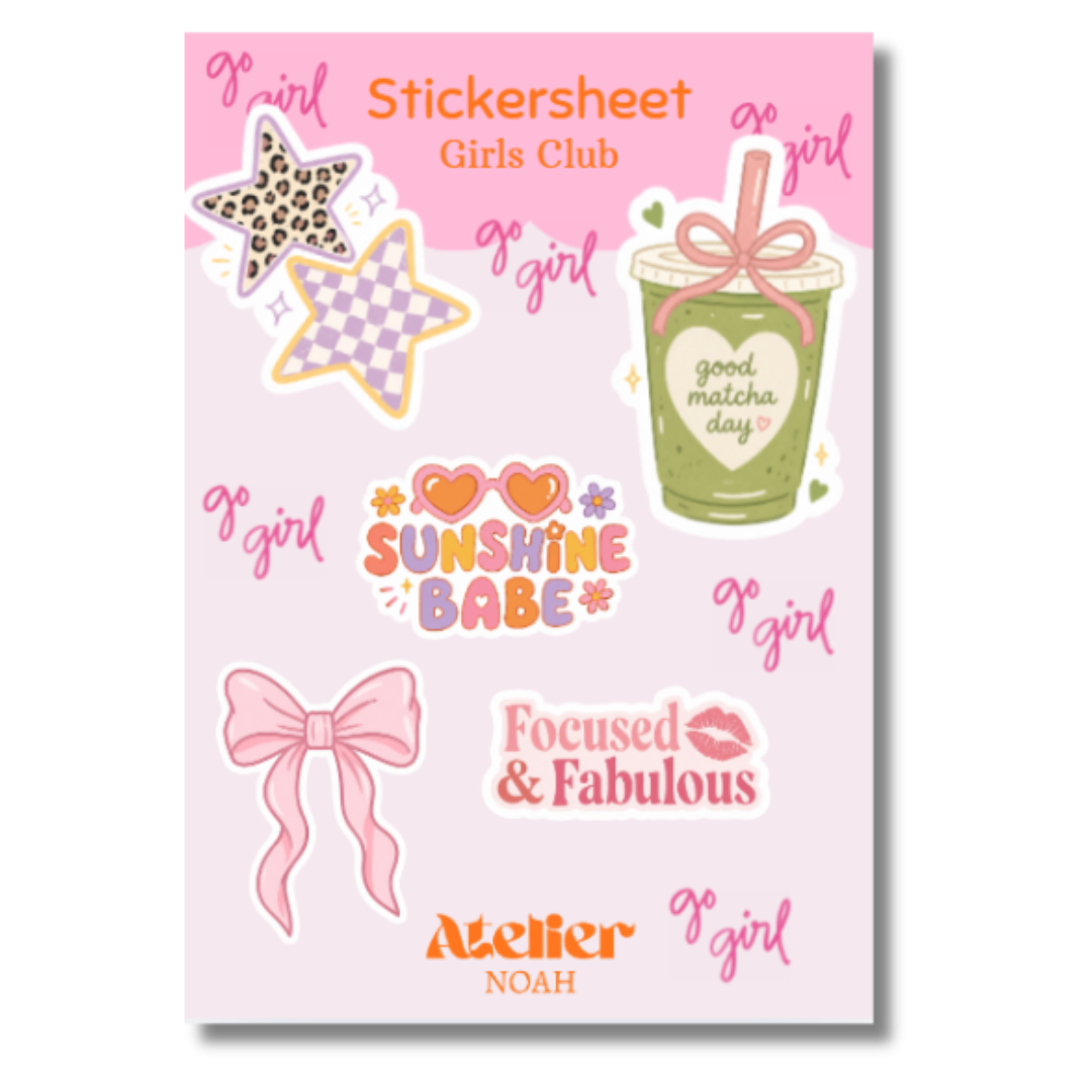 Sticker Sheet - Girls Club